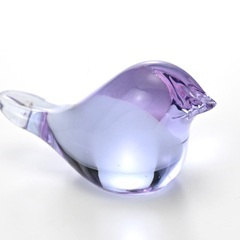 ★ガラス　箸置き　子鳥５点セット★未使用の画像