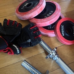 ほぼ未使用品　ダンベルの画像