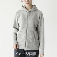 still by hand ジップ アップ パーカー グレー 46 裏起毛の画像