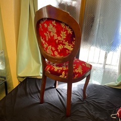 交渉中です　アンティーク調猫足椅子の画像