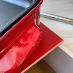 【ほぼ新品】BRUNO／ホットプレート&たこ焼き器（赤）の画像