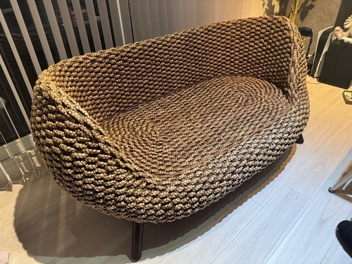 ウォーターヒヤシンス2人掛けソファ