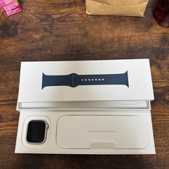 Apple Watch series9 41mm  GPSモデル シルバー　バンド S/M MR903J/Aの画像