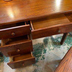 アメリカ家具1982年デスクとチェアーの画像