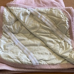 2511 敷きパッド　敷きカバー　シングル　ピンクの画像