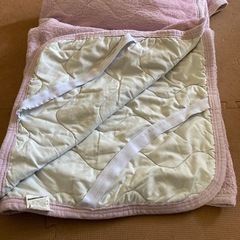 2511 敷きパッド　敷きカバー　シングル　ピンクの画像