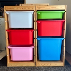 おもちゃ収納 　カラーボックス ＩＫＥＡ　の画像