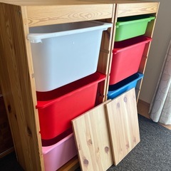 おもちゃ収納 　カラーボックス ＩＫＥＡ　の画像