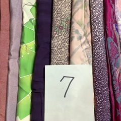 着物リメイク販売品　仕立て残り端切の画像