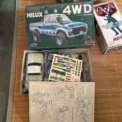 値下げ！トヨタ　ハイラックスプラモデルの画像