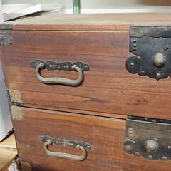 アンティーク、昭和レトロ、桐箪笥、１０５ｘ４１ｘ６４の画像