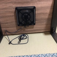 長方形家具調こたつの画像
