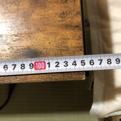 長方形家具調こたつの画像