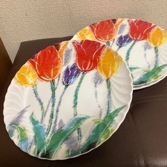 花柄プレート5枚セット
の画像