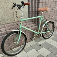 正規　ビアンキ   Merlo 20 インチ　ミニベロ 420 mm   ７段変速　東京　三鷹市　武蔵野市　　京王線　仙川駅　中央線　三鷹駅　吉祥寺駅の画像