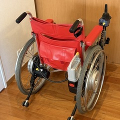 電動車椅子◇日本ウイール・チェアーK.K◇YAMAHA電動ユニット搭載の画像