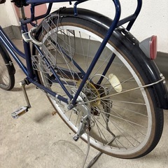 自転車　26インチ　ギア、オートライト付きの画像