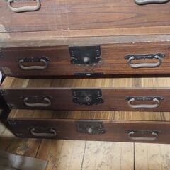 アンティーク、昭和レトロ、桐箪笥、１０５ｘ４１ｘ６４、下段分の画像