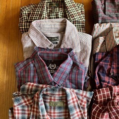 メンズシャツ‼️古着‼️メンズMサイズ長袖シャツ　11枚の画像