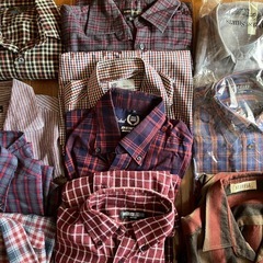 メンズシャツ‼️古着‼️メンズMサイズ長袖シャツ　11枚の画像