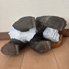 手作りの木彫りパンダ🐼　温もりある手塗り仕上げ・インテリアや贈り物にの画像