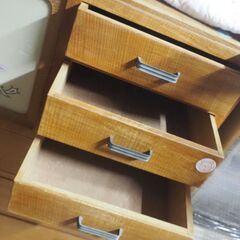 昭和レトロ、ラワンの箪笥、８８x４１x１１１、アンティークの画像