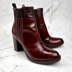 【美品】SARTORE サルトル 22 ブラウン サイドゴア ブーツ レザーの画像