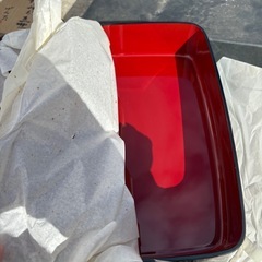 GY1103 華の舞 重箱 合成漆器　お祝い　正月　2段の画像