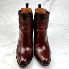 【美品】SARTORE サルトル 22 ブラウン サイドゴア ブーツ レザーの画像