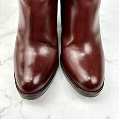 【美品】SARTORE サルトル 22 ブラウン サイドゴア ブーツ レザーの画像