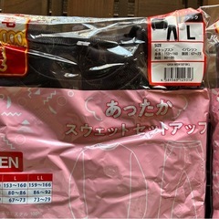 スウェット　上下  2着セット 女性用 　Lサイズの画像