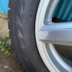 【受渡者決定】スタッドレスタイヤ155/65R14  ホイール付きの画像