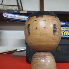 やじろうこけし、作家銘あり、４６センチ、宮城県の画像