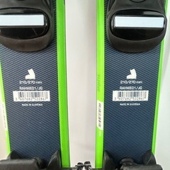 ROSSIGNOLスキー板ビィンディングセット92cmキッズ子ども ロシニョールの画像