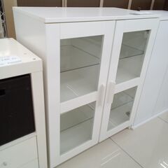 ★リユースのサカイ日立店★HJ8185 IKEA キャビネット ホワイト H95×D41×W78.5 クリーニング済み の画像