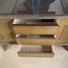 古家具　昭和レトロ　飾り棚
の画像