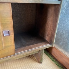 古家具　昭和レトロ　飾り棚
の画像