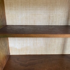 古家具　昭和レトロ　飾り棚
の画像