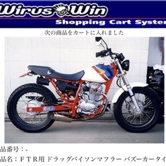 WirusWin  ウイルズウィン　FTR223用マフラーの画像