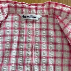 ファミリア　女の子用甚平  90cm　　　の画像