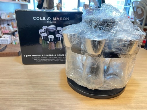 A7134【コール＆メイソン】スパイスラック 8個セット A7134【コール＆メイソン】スパイスラック 8個セット