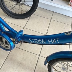 STRAW HAT ストローハット　折りたたみ自転車　20インチ　6段変速　自転車の画像
