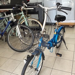 STRAW HAT ストローハット　折りたたみ自転車　20インチ　6段変速　自転車の画像