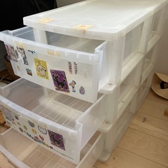 無料☆収納ケース　３段の画像