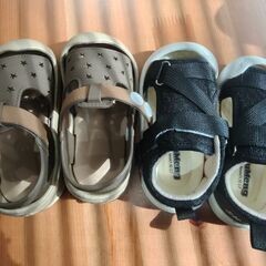 【新品】子供サンダル 2足 13.5センチの画像