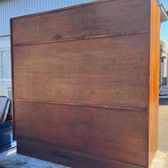 茶箪笥　120-121-37cm 昭和レトロ　の画像