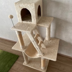 キャットタワー（アイリスオーヤマ）の画像