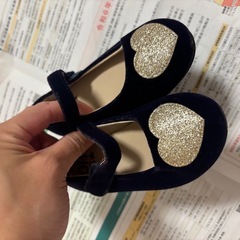 女の子　16㎝　パーティシューズの画像