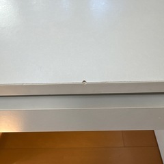 ホワイト シンプルデスク 引き出し付きの画像