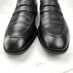 【美品】COLEHAAN コールハーン 26.5 コインローファー 黒 革靴の画像